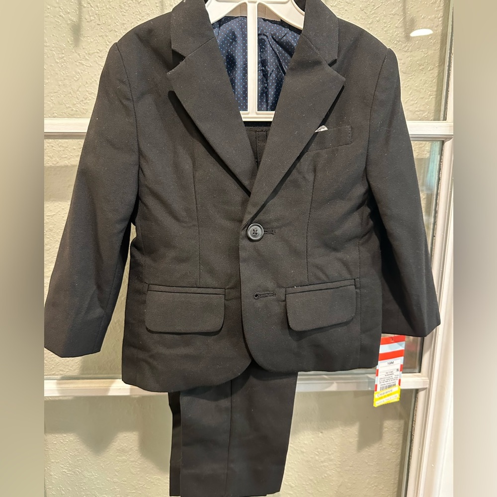 Cat + Jack baby boy 2pc suit; size 18 mos; brand new
